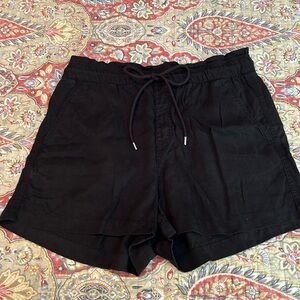 LOFT Black High Waist Casual Shorts